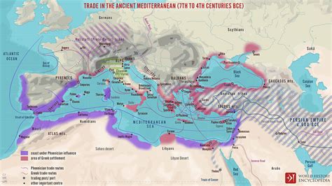 Trade Routes in the Ancient Mediterranean (by Simeon Netchev) A map ...