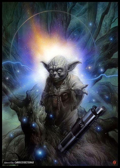 Yoda, Star Wars - MTG -Sleeves | Star wars painting, Star wars original ...