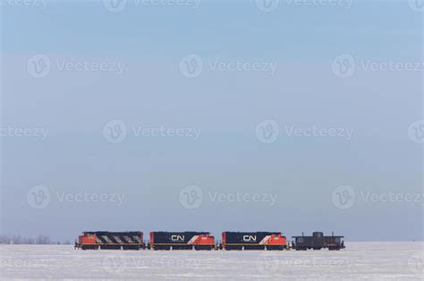 Train in Winter Canada 6224122 Stock Photo at Vecteezy