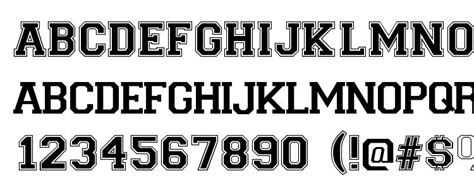 Varsity regular Font Download Free / LegionFonts