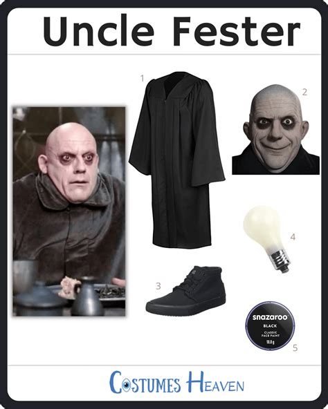 DIY Uncle Fester Costume 2022 | Cosplay And Halloween Ideas