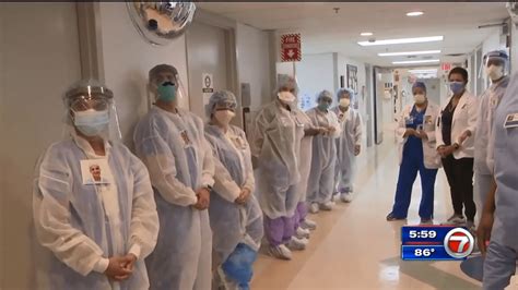 Front line workers, patients in Jackson Memorial Hospital’s COVID-19 ...