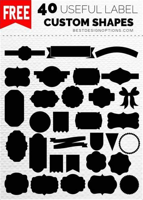 Ultimate List of Free Photoshop Custom Shapes | Photoshop shapes, Free ...