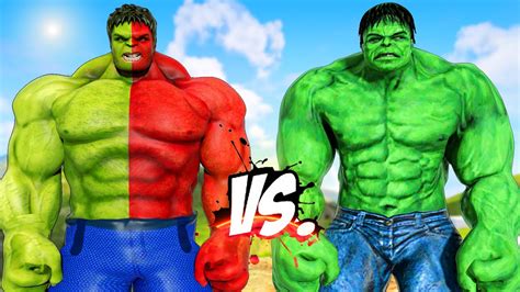 RED-GREEN HULK VS THE INCREDIBLE HULK - SUPER EPIC BATTLE MOVIE - YouTube