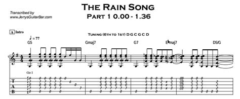 Led Zeppelin - The Rain Song | Guitar Lesson, Tab & Chords | JGB