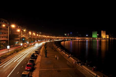 Night View Marine Drive Mumbai Wallpaper 28328 - Baltana