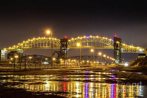 International Bridge Sault Ste. Marie Michigan -6900 Photograph by ...