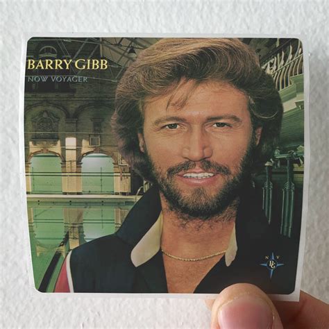 Barry Gibb Now Voyager 1 Album Cover Sticker