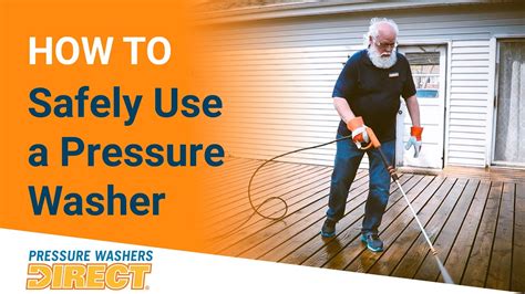 Pressure Washer Safety Tips & Advice - YouTube