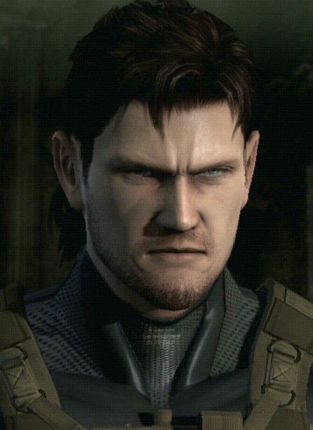 Old Solid Snake wearing young Snake camo