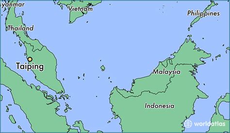 Where is Taiping, Malaysia? / Taiping, Perak Map - WorldAtlas.com