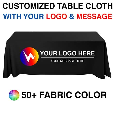 Custom Your Logo Tablecloth Customized Table Cloth With Your - Etsy