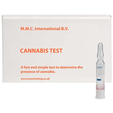 Cannabis Drug Identification Test – 10 Ampoule Pack - Zoom Testing