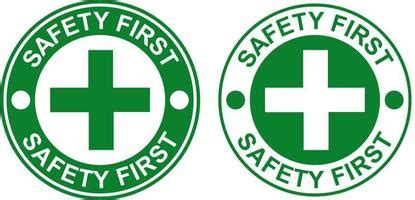 Safety First Logo For Construction