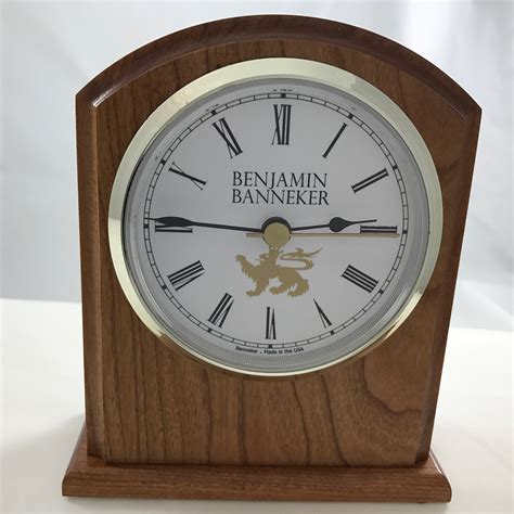 Benjamin Banneker Wood Clock