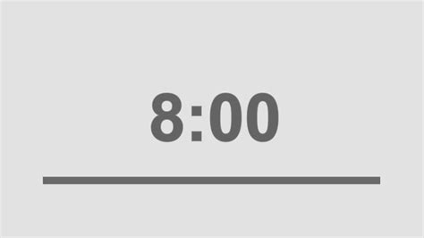 8 minute countdown timer with alarm - YouTube