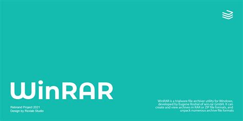 WinRAR- Rebrand on Behance