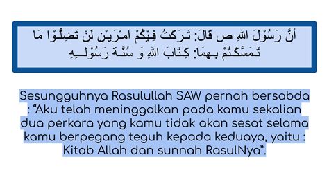 Contoh Dalil Alquran Dan Hadis Dengan Maksud Dako - buickcafe.com