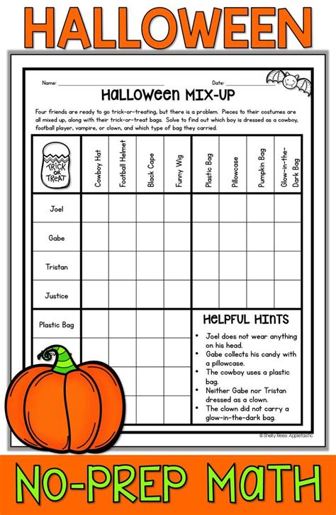 Halloween Graphing Worksheets Free - Worksheets