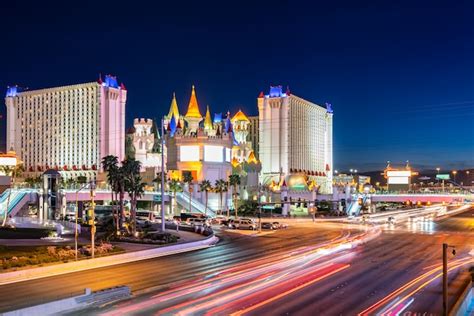 Las vegas strip sunset | Premium Photo