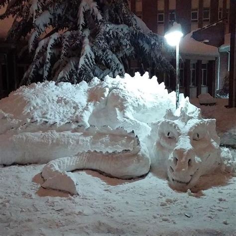 18 Snow Sculptures Show There's More To Winter Than Shoveling And ...