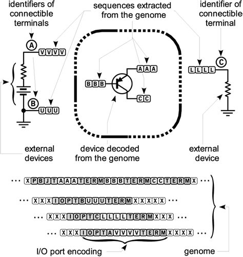 An example of use of I/O ports for the connection of external devices ...