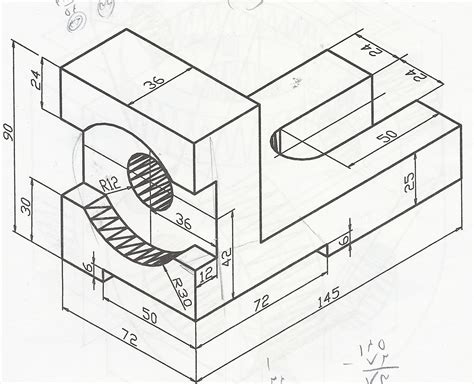 tutorial 15: 3D Engineering Drawing 2 (AUTO CAD ..... ) | GrabCAD Tutorials