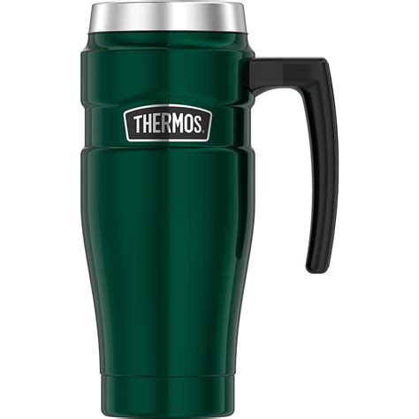 Thermos 16 oz. Stainless King Insulated Stainless Steel Travel Mug with ...