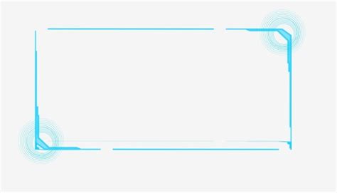 Gambar Kotak Teks Bingkai Perbatasan Berteknologi Tinggi Transparan ...
