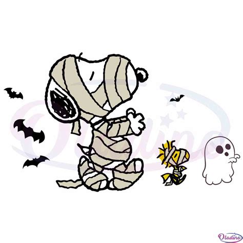 Snoopy Halloween Ghost Squad SVG Best Graphic Designs Cutting Files