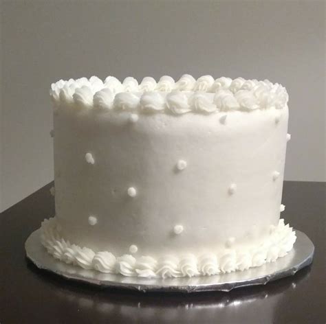 Plain White Fondant Cake