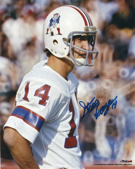 AUTOGRAPHED STEVE GROGAN 8x10 New England Patriots photo - Main Line ...