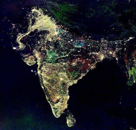 NASA Image of India During Diwali - the festival of lights (With images ...