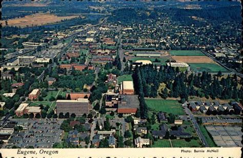 Aerial View of Eugene - Home of University of Oregon