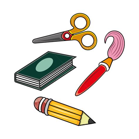 School Supplis Clipart PNG Images, School Supplies Cartoon, School ...