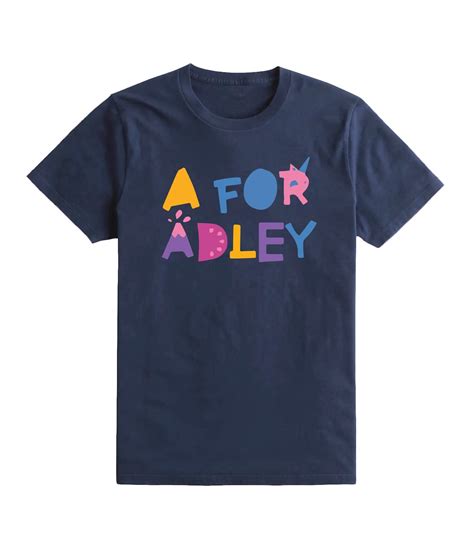 A for Adley Kids Girls T Shirt Top Tee Fun Youtuber Inspired - Etsy