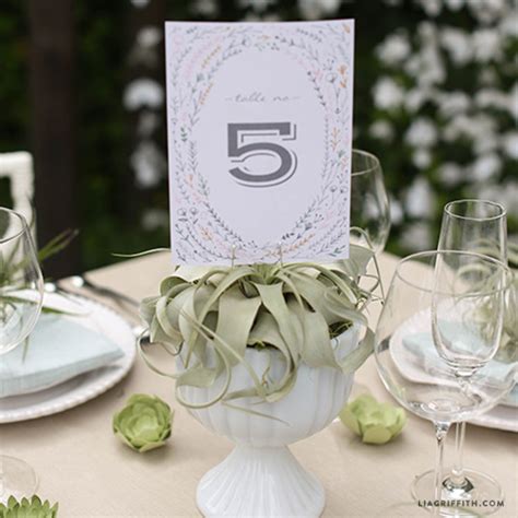 Rustic Wedding Table Numbers