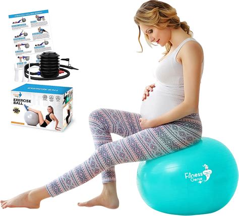 Exercise Birthing Pregnancy ball 55-75cm – Anti-Burst Extra thick Yoga ...