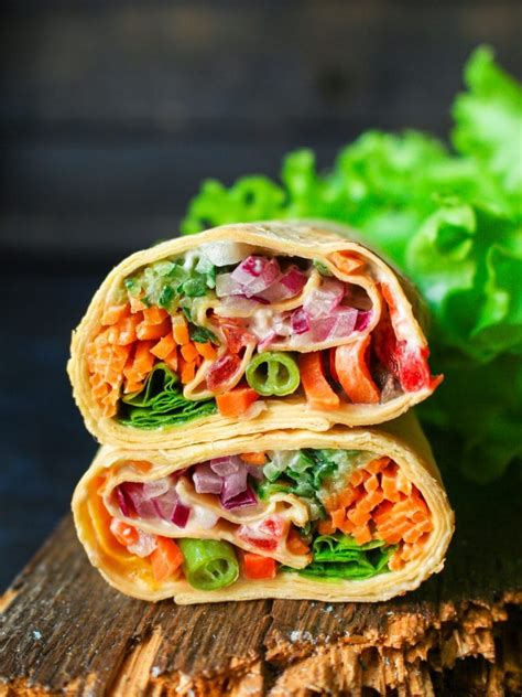 Easy & Fresh Veggie Wraps - EatPlant-Based