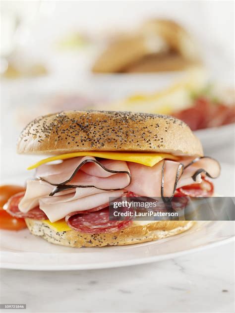 Deli Meat And Cheese Sandwich High-Res Stock Photo - Getty Images