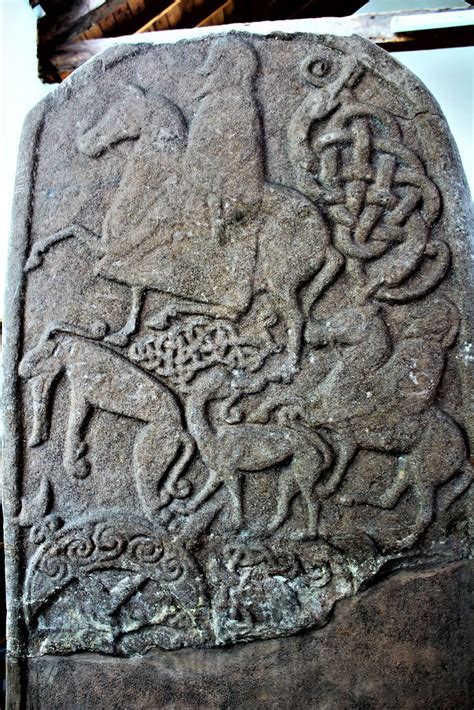 A collection of Pictish era carved stones can be found at Meigle, Scotland.