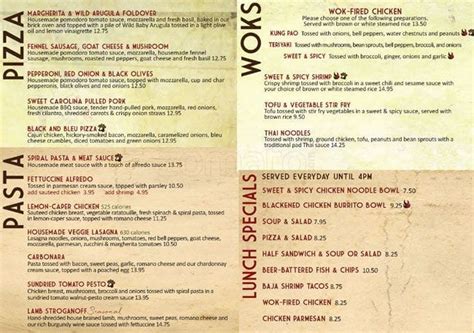 Menu at Lazy Dog Restaurant & Bar, Addison, Belt Line Rd #500