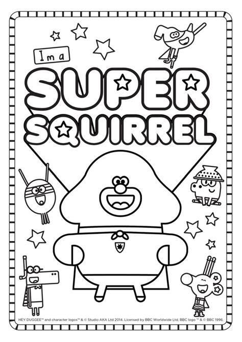 Hey Duggee Coloring Pages Printable