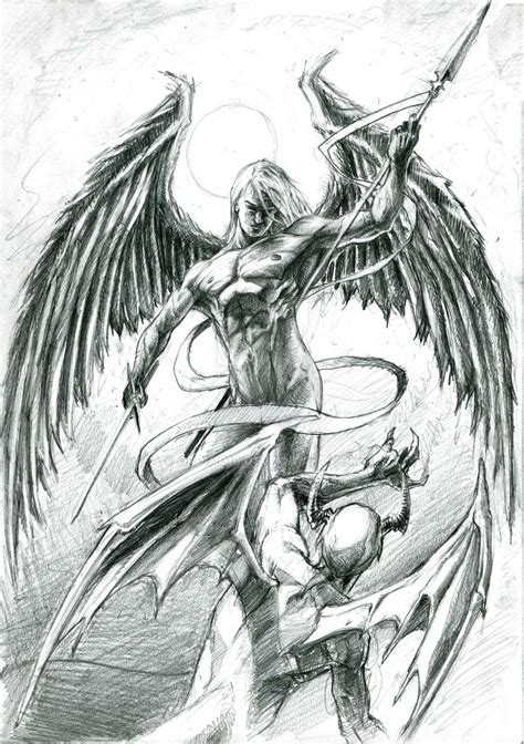 Angel and demon by ordo1010 on DeviantArt