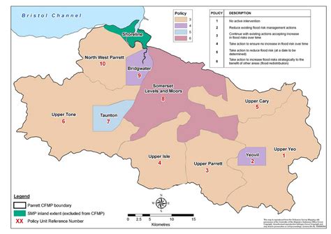 Somerset Levels Flooding Map | Color 2018