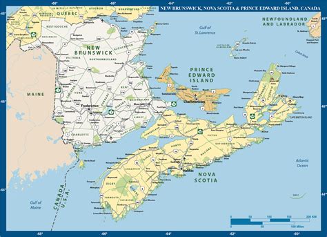 Printable Map Of Atlantic Canada – Printable Map of The United States