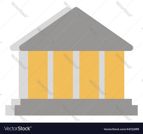 City bank on a white background Royalty Free Vector Image