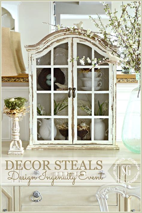 DECOR STEALS DESIGN INGENUITY EVENT... SPRING CUPBOARD - StoneGable