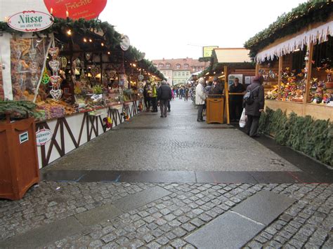 The Christmas Market in Bamberg, Germany.