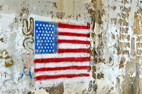 American Flag Graffiti Photograph by Joni Moseng - Fine Art America